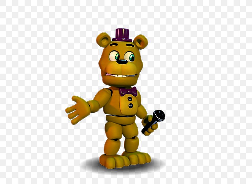 Five Nights At Freddy's 4 FNaF World Five Nights At Freddy's: Sister Location GIF, PNG, 500x600px, Fnaf World, Android, Carnivoran, Fictional Character, Figurine Download Free