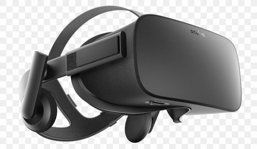 Oculus Rift Virtual Reality Headset HTC Vive PlayStation VR, PNG, 1200x698px, Rift, Black, Eyewear, Game Controllers, Hardware Download Free
