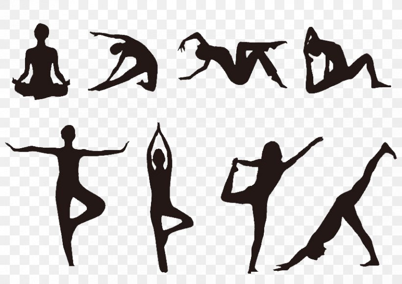 Yoga Silhouette Illustration, PNG, 852x602px, Yoga, Arm, Asana, Footwear, Human Behavior Download Free