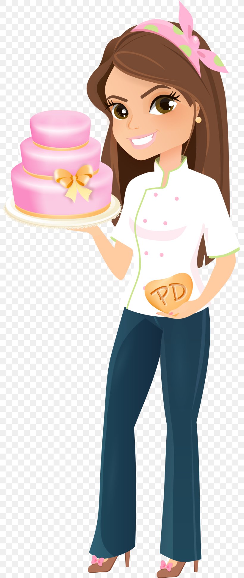 Birthday Cake Confectionery Store Mascot, PNG, 799x1937px, Watercolor, Cartoon, Flower, Frame, Heart Download Free