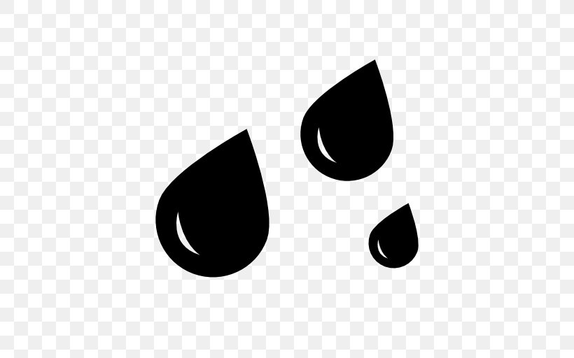 Rain Drop Rain Drop, PNG, 512x512px, Drop, Black, Black And White, Cloud, Logo Download Free
