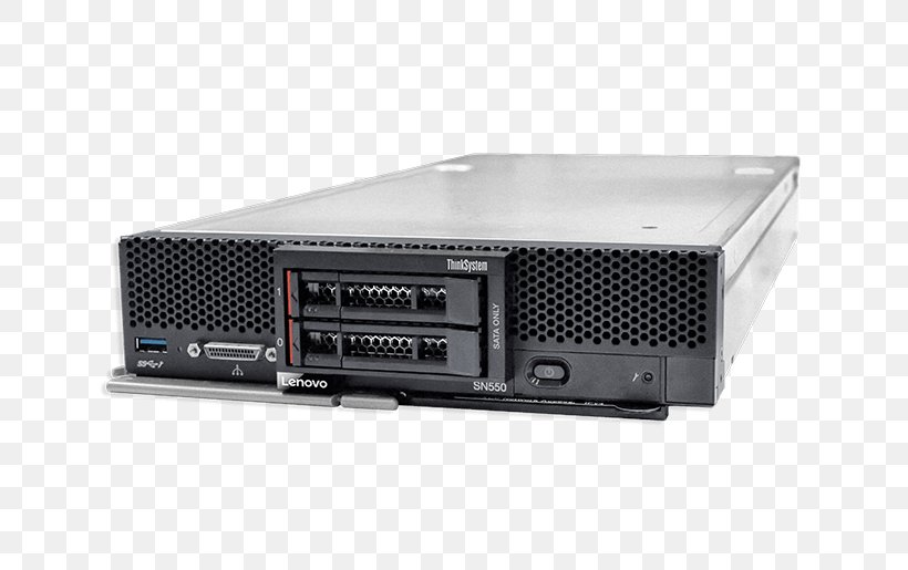 Dell Computer Servers Lenovo ThinkSystem SN550 7X16 Blade Server, PNG, 725x515px, 19inch Rack, Dell, Audio Receiver, Blade Server, Computer Download Free