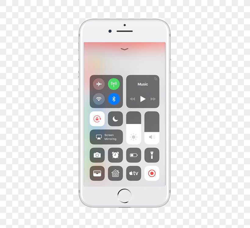 IPhone X IPhone 5 IPhone 6S, PNG, 750x750px, Iphone X, Apple, Cellular Network, Communication Device, Control Center Download Free