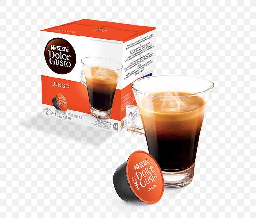 Lungo Dolce Gusto Coffee Espresso Caffè Americano, PNG, 700x700px, Lungo, Arabica Coffee, Cafe, Cafe Au Lait, Caffeine Download Free
