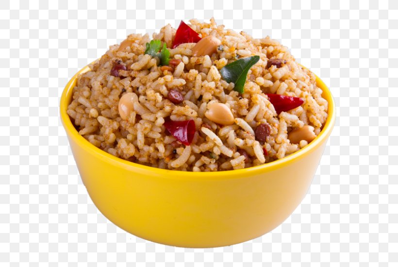 Pulihora Fried Rice Dal Pilaf Vegetarian Cuisine, PNG, 750x550px, Pulihora, Asian Cuisine, Asian Food, Brown Rice, Chickpea Download Free