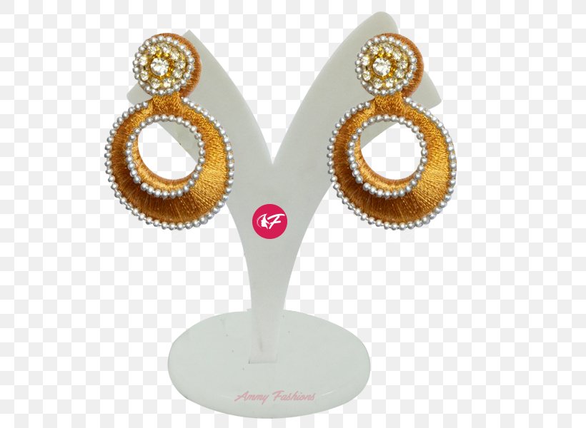 Earring Jewellery Silk Thread Gold, PNG, 600x600px, Earring, Bangle, Bead, Body Jewellery, Body Jewelry Download Free