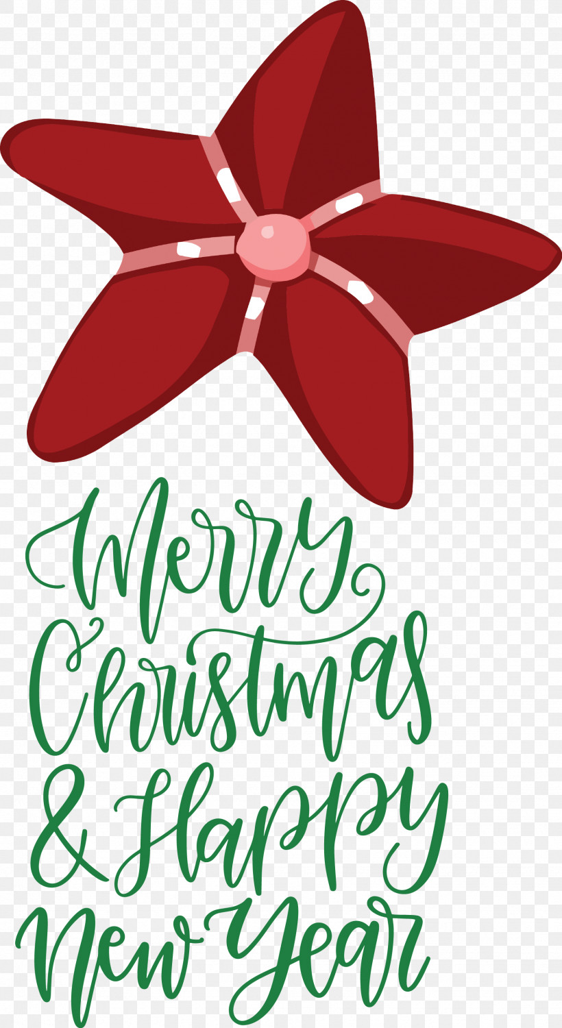 Merry Christmas Happy New Year, PNG, 1744x3192px, Merry Christmas, Biology, Floral Design, Flower, Happy New Year Download Free