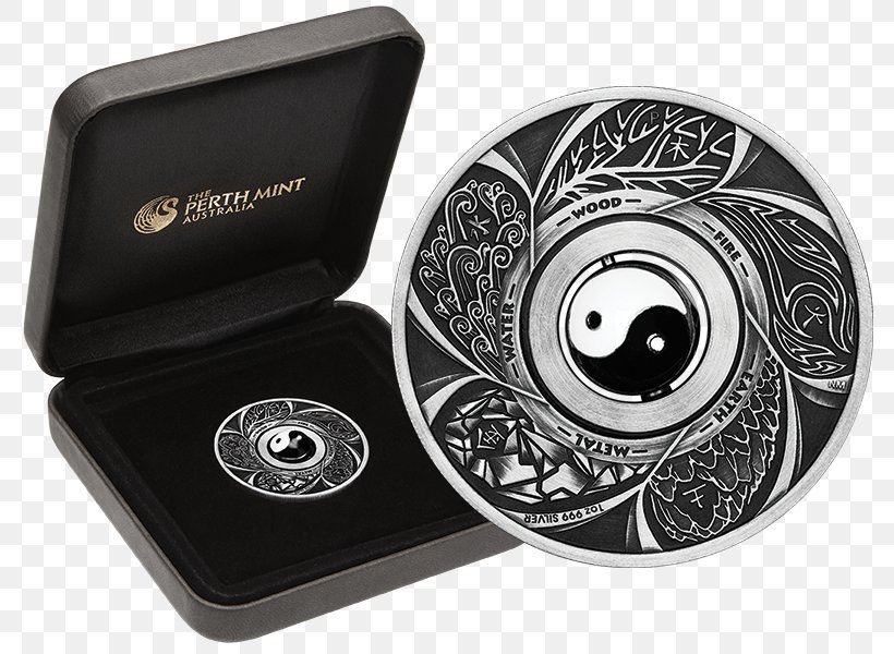 Perth Mint Silver Coin Yin And Yang Ounce, PNG, 800x600px, Perth Mint, Coin, Dollar Coin, Hardware, Jewellery Download Free