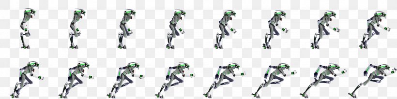 Sprite Robot Animation Super Nintendo Entertainment System, PNG, 2048x512px, Sprite, Animation, Art, Black And White, Computer Software Download Free