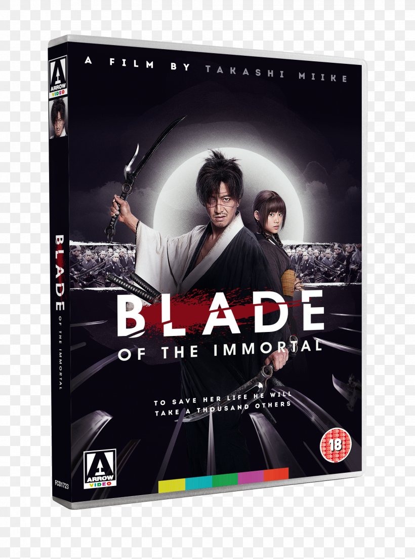 Blu-ray Disc Manji Arrow Films DVD, PNG, 1952x2627px, 2017, Bluray Disc, Arrow Films, Audition, Blade Of The Immortal Download Free