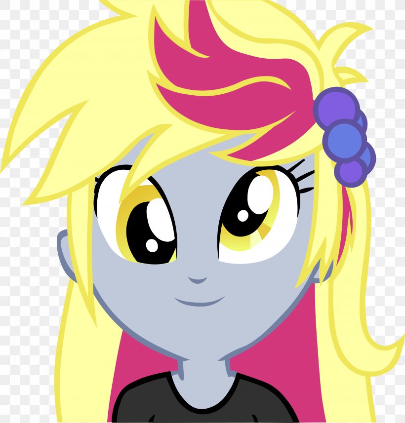 Derpy Hooves My Little Pony: Equestria Girls Ekvestrio, PNG, 4594x4803px, Watercolor, Cartoon, Flower, Frame, Heart Download Free