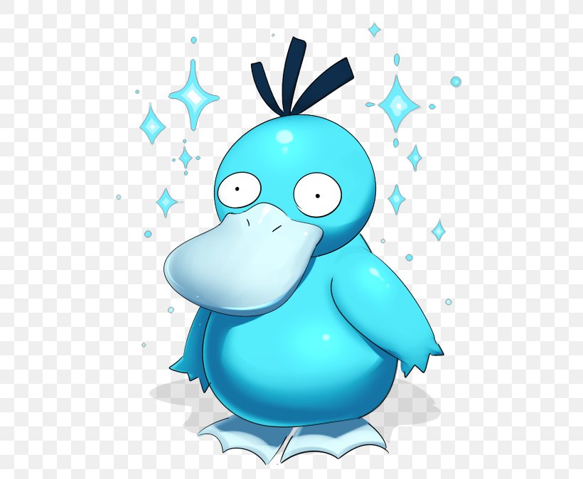 Psyduck Pokémon Penguin Sylveon, PNG, 534x674px, Duck, Anatidae, Beak, Bird, Cartoon Download Free