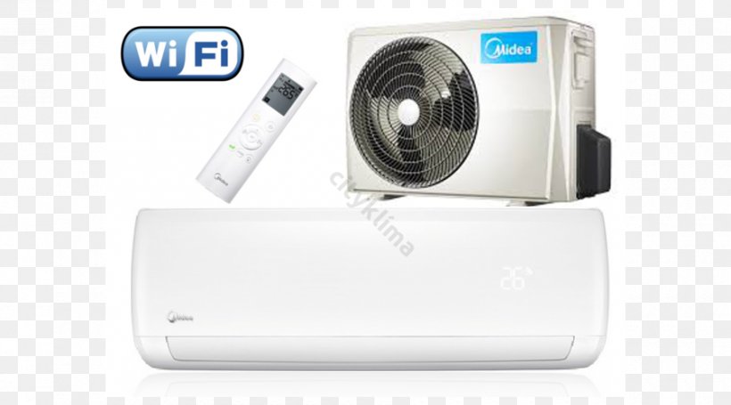 Air Conditioning Midea Inverterska Klima British Thermal Unit Air Conditioner, PNG, 900x500px, Air Conditioning, Air Conditioner, British Thermal Unit, Climatizzatore, Coefficient Of Performance Download Free