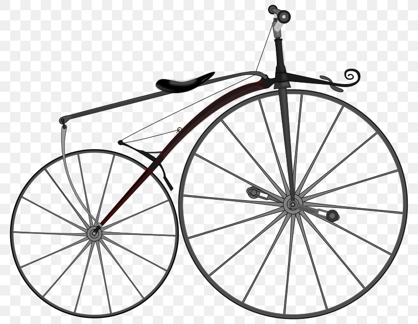 Bicycle Cycling Boneshaker Velocipede Clip Art, PNG, 800x636px, Bicycle, Area, Bicycle Accessory, Bicycle Drivetrain Part, Bicycle Frame Download Free