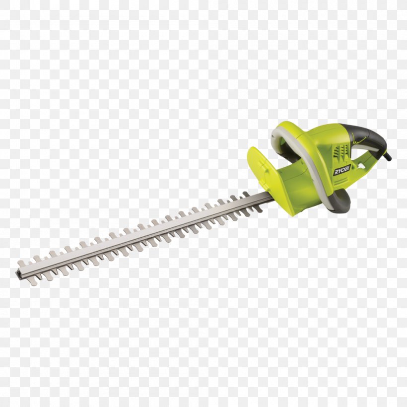 Hedge Trimmer String Trimmer Electricity Ryobi, PNG, 1000x1000px, Hedge Trimmer, Blade, Bunnings Warehouse, Cordless, Electric Motor Download Free