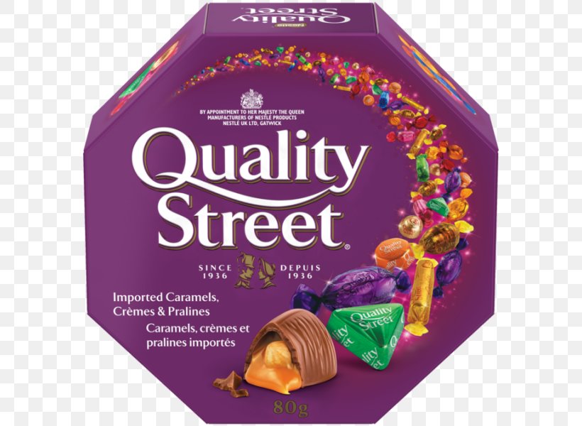Nestle Quality Street 265g Fudge Chocolate Toffee, PNG, 600x600px, Quality Street, Candy, Celebrations, Chocolate, Confectionery Download Free