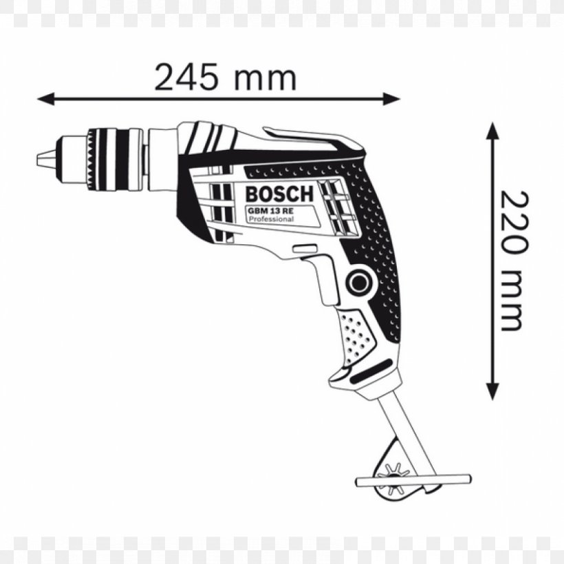 Robert Bosch GmbH Augers Hammer Drill Bosch Power Tools Machine, PNG, 850x850px, Robert Bosch Gmbh, Augers, Ball Bearing, Black And White, Bosch Power Tools Download Free