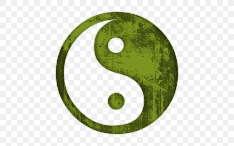 Yin And Yang Symbol Clip Art, PNG, 512x512px, Yin And Yang, Badge, Color, Grass, Green Download Free