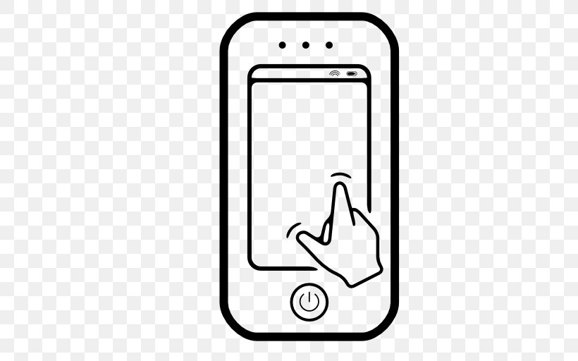 IPhone Telephone Camera Phone, PNG, 512x512px, Iphone, Area, Black And White, Camera Phone, Clamshell Design Download Free