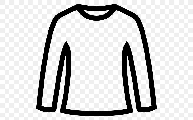 Sleeve T-shirt Clothing Fashion, PNG, 512x512px, Sleeve, Area, Black, Black And White, Brand Download Free