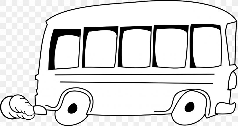 Bus Clip Art Image, PNG, 1280x680px, Bus, Auto Part, Automotive Design, Black And White, Car Download Free