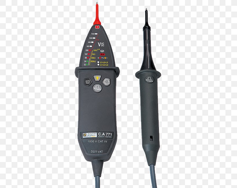 Electric Potential Difference Electrical Wires & Cable Chauvin Arnoux C.A 773 Voltage And Continuity Tester Multimeter Test Light, PNG, 650x650px, Electric Potential Difference, Alternating Current, Electrical Wires Cable, Electricity, Electronics Accessory Download Free