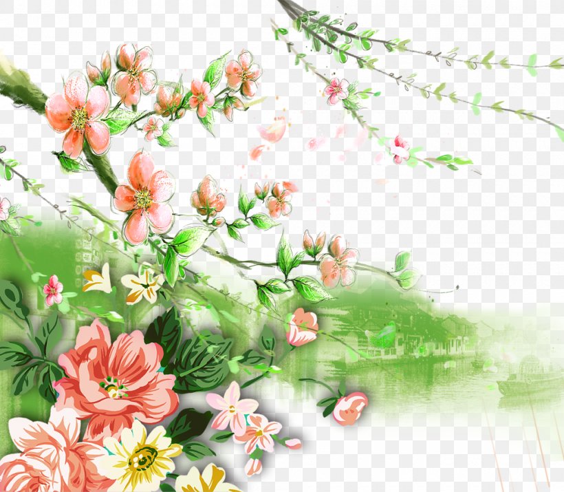 Floral Design Green, PNG, 1000x873px, Floral Design, Art, Blossom, Branch, Cut Flowers Download Free