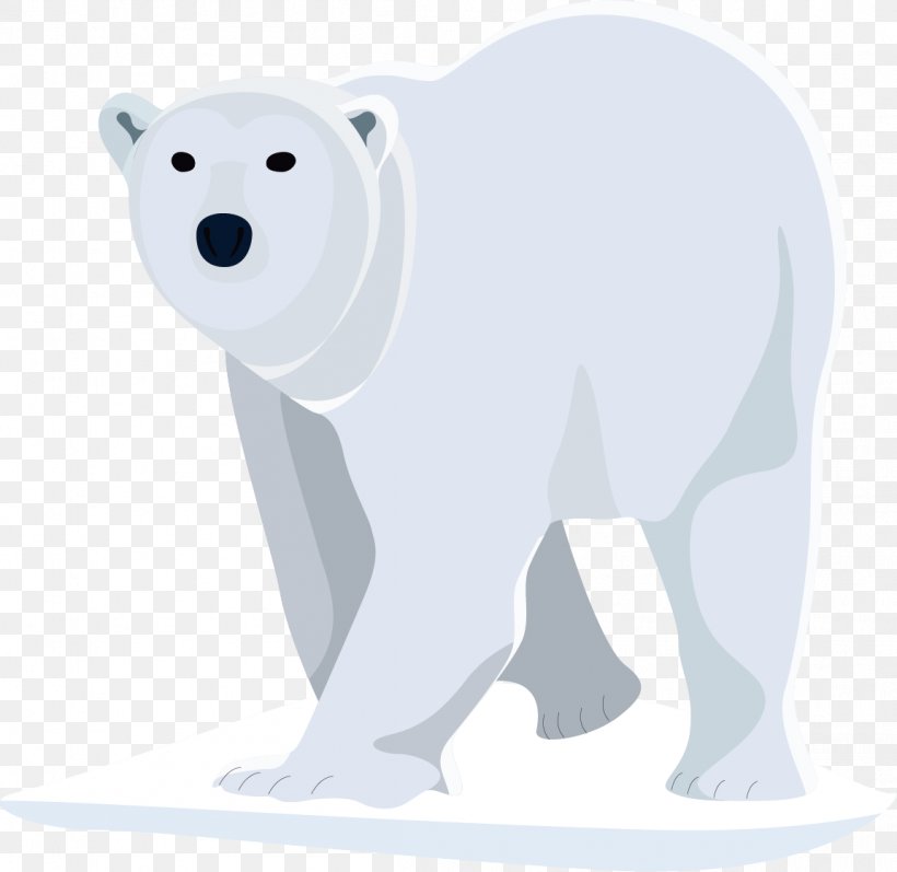 Polar Bear Arctic Euclidean Vector, PNG, 1152x1120px, Watercolor, Cartoon, Flower, Frame, Heart Download Free