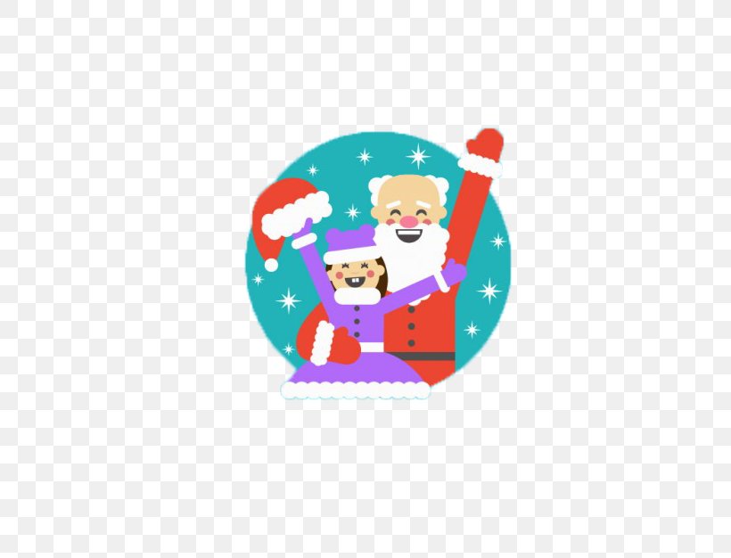 Santa Claus Christmas Greeting Card Illustration, PNG, 626x626px, Santa Claus, Area, Art, Christmas, Fictional Character Download Free