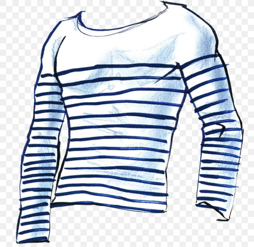 Long-sleeved T-shirt Marinière Fashion Jeans, PNG, 800x797px, Tshirt, Blue, Clothing, Electric Blue, Fashion Download Free