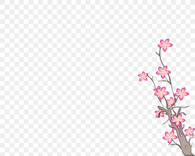 Cherry Blossom Cartoon, PNG, 1024x819px, Cherry Blossom, Blossom, Branch, Cherries, Cut Flowers Download Free