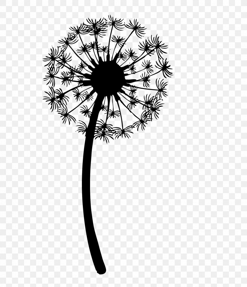 Drawing Clip Art Image Vector Graphics The Dandelion, PNG, 1942x2254px, Drawing, Art, Black And White, Cartoon, Common Dandelion Download Free