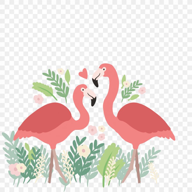 Flamingo Download, PNG, 1667x1667px, Flamingo, Art, Beak, Bird, Drawing  Download Free