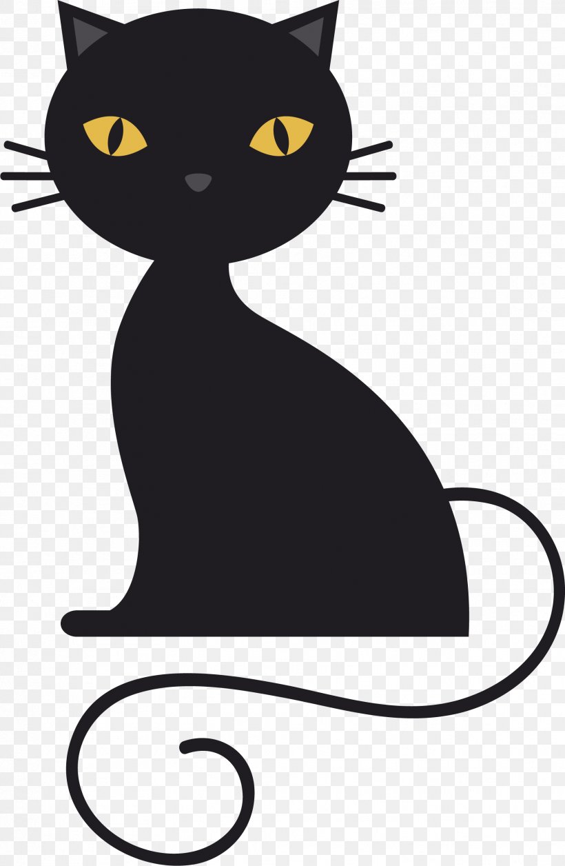 Bombay Cat Black Cat Kitten Clip Art, PNG, 1826x2797px, Bombay Cat, Black, Black And White, Black Cat, Carnivoran Download Free