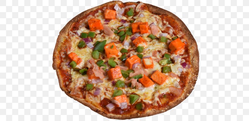 California-style Pizza Sicilian Pizza Italian Cuisine Bombay Pizza Express, PNG, 640x400px, Californiastyle Pizza, American Food, Bombay Pizza Express, California Style Pizza, Cheese Download Free