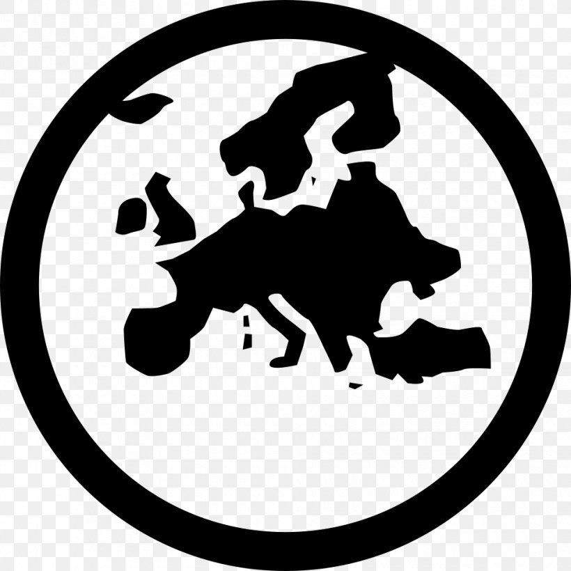 Europe Map Vector Graphics Royalty-free Stock Illustration, PNG, 980x980px, Europe, Blackandwhite, Blank Map, Emblem, Logo Download Free
