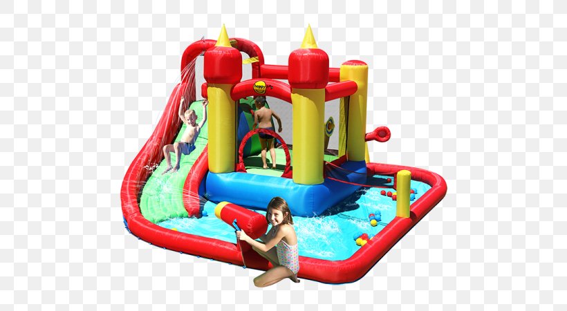 Inflatable Bouncers Water Slide Water Park Castle, PNG, 600x450px, Inflatable Bouncers, Ball Pits, Castle, Child, Fun Download Free