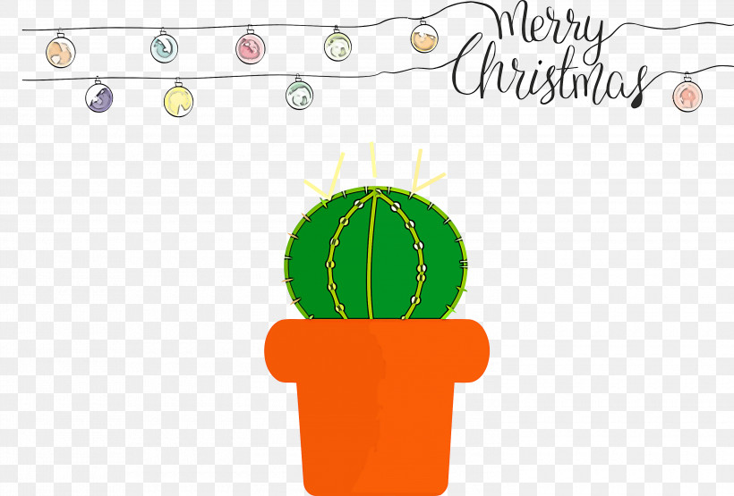 Merry Christmas Christmas Ornaments, PNG, 3000x2033px, Merry Christmas, Cactus, Christmas Ornaments, Line, Logo Download Free