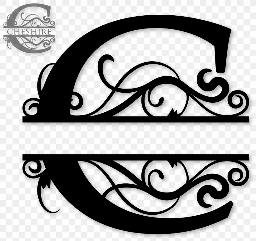Monogram Initial Clip Art, PNG, 2256x2120px, Monogram, Black And White, Initial, Letter, Monochrome Photography Download Free