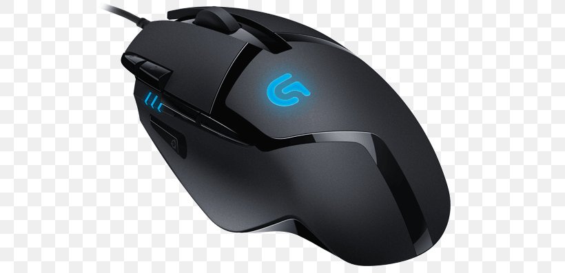 Computer Mouse Logitech G402 Hyperion Fury Video Game Optical Mouse, PNG, 730x397px, Computer Mouse, Computer Component, Computer Software, Dots Per Inch, Electronic Device Download Free