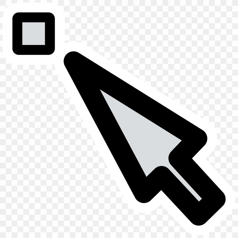Computer Mouse Pointer Cursor Clip Art, PNG, 2400x2400px, Computer Mouse, Black And White, Brand, Computer, Cursor Download Free