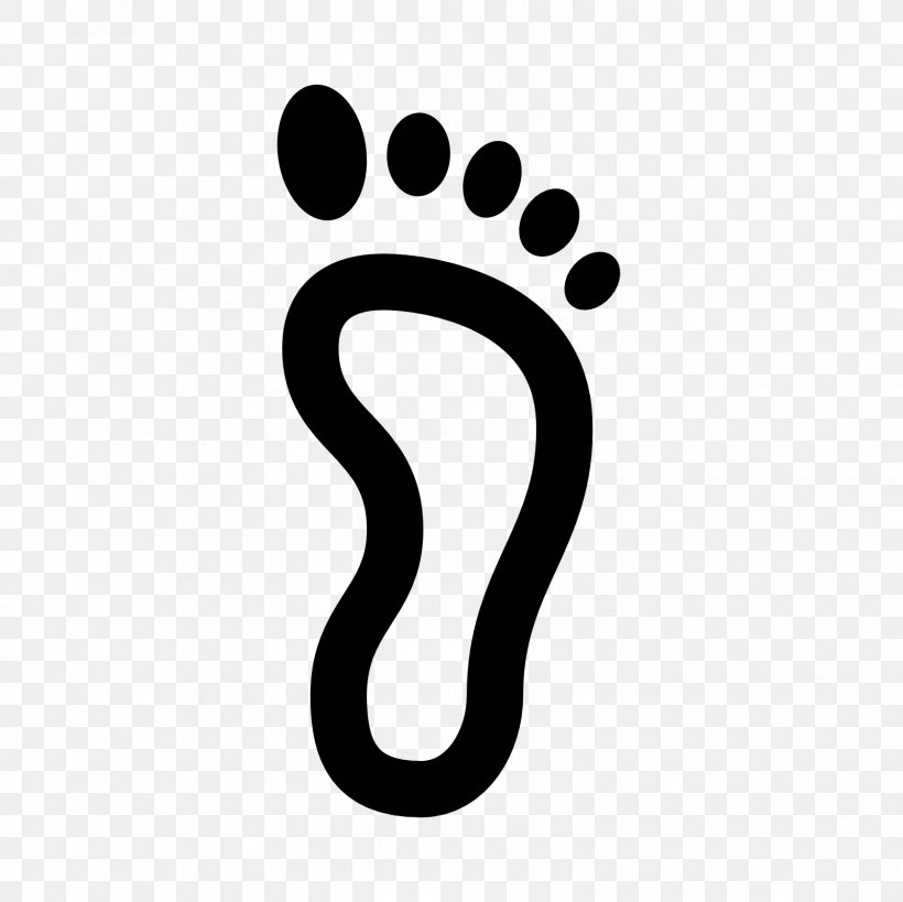 Footprint Clip Art, PNG, 1600x1600px, Footprint, Barefoot, Black And White, Foot, Logo Download Free