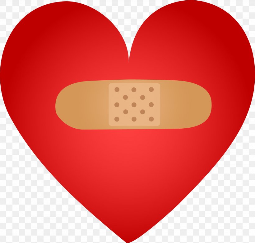 Heart Band-Aid Adhesive Bandage Clip Art, PNG, 3746x3583px, Heart, Adhesive Bandage, Bandage, Bandaid, Broken Heart Download Free