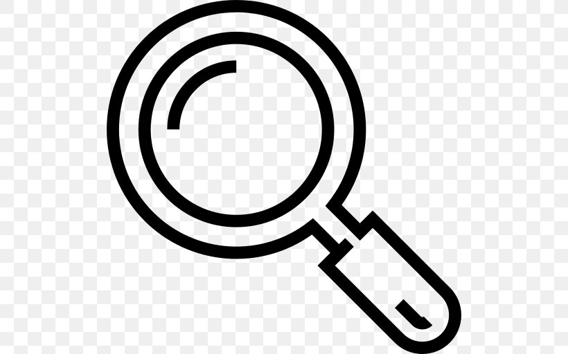 Magnifying Glass, PNG, 512x512px, Magnifying Glass, Area, Black And White, Brand, Computer Network Download Free