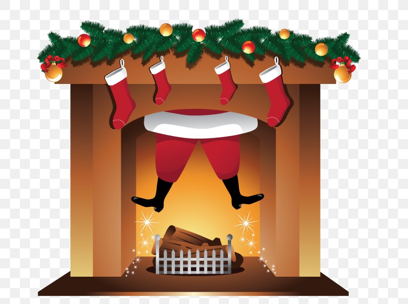 Santa Claus Fireplace Clip Art, PNG, 792x612px, Santa Claus, Can Stock Photo, Chimney, Christmas, Christmas Decoration Download Free