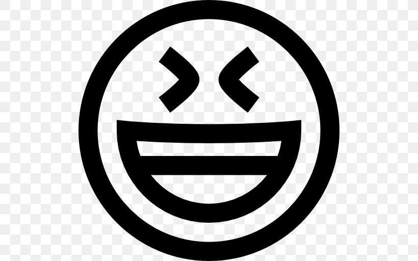 Emoticon Smiley Emoji, PNG, 512x512px, Emoticon, Area, Black And White, Emoji, Happiness Download Free