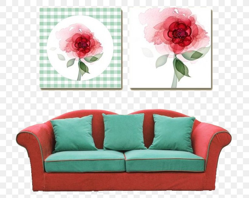 Download, PNG, 742x651px, Couch, Coreldraw, Designer, Floral Design, Flower Download Free