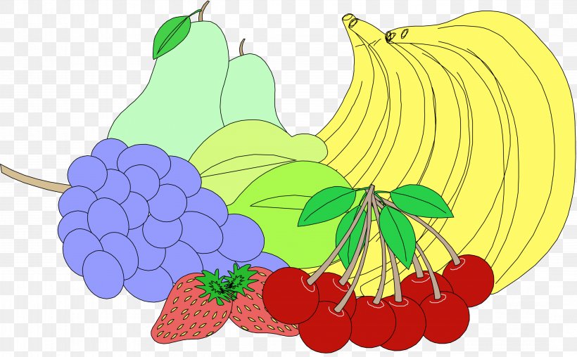Fruit Drawing Clip Art Vegetable Food, PNG, 4284x2659px, Fruit, Accessory Fruit, Animation, Apricot, Berry Download Free