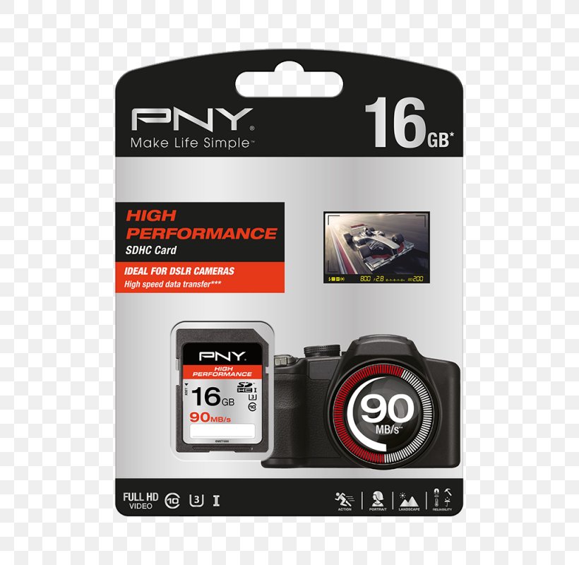SDHC Secure Digital Flash Memory Cards PNY Technologies Computer Data Storage, PNG, 800x800px, Sdhc, Adapter, Camera, Cameras Optics, Computer Data Storage Download Free