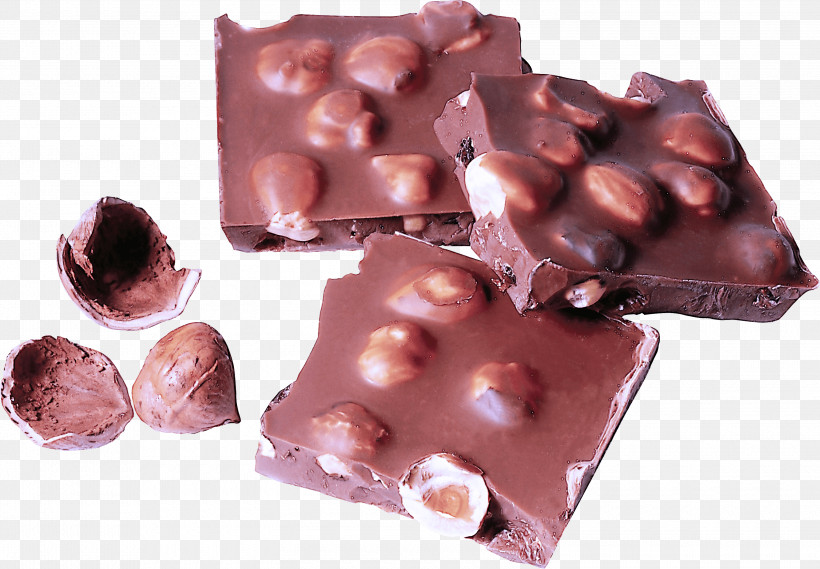 Chocolate, PNG, 3000x2083px, Fudge, Bonbon, Chocolate, Confectionery, Praline Download Free